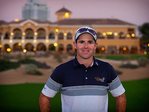 Irishman Jamie McConnell, making a name for himself at the CH3 Performance Golf Academy, The Els Club, Dubai.