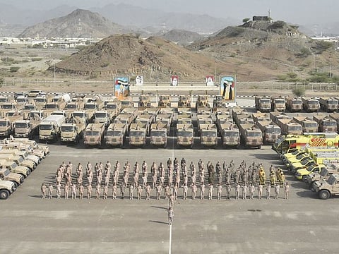 Vehicles and personnel of the UAE Armed Forces helped rescue and provide relief to scores of people in the recent floods