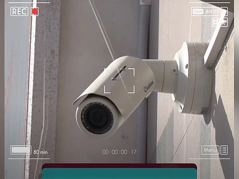 Screenshot from the campaign, which also encourages residents to install security cameras at home