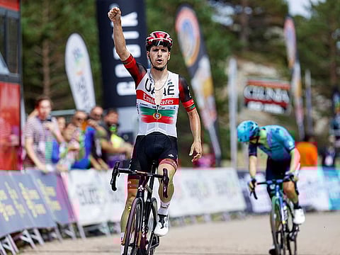 Joao Almeida put in a sterling ride on stage 5 of the Vuelta Burgos.