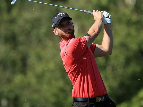 Defending champion Daniel Gavins of England playing this week in Northern Ireland.