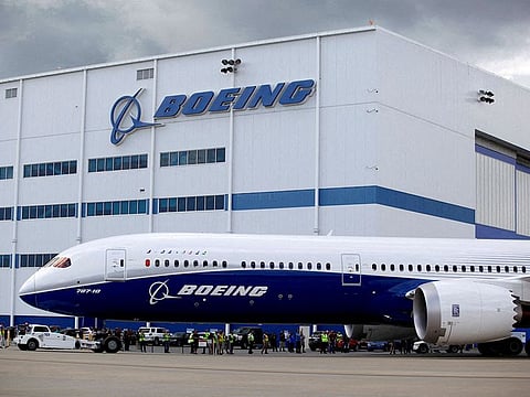 A Boeing 787 Dreamliner. The company must now drive down the risk of supply chain constraints as it seeks to ramp up 787 production.