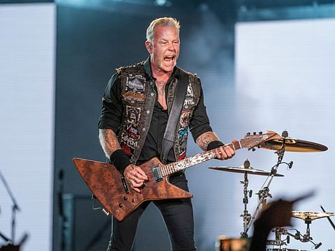 James Hetfield of Metallica.