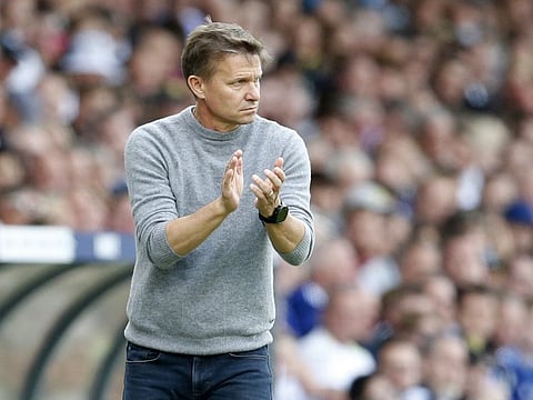 Leeds United manager Jesse Marsch.