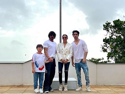 Shah Rukh Khan and family