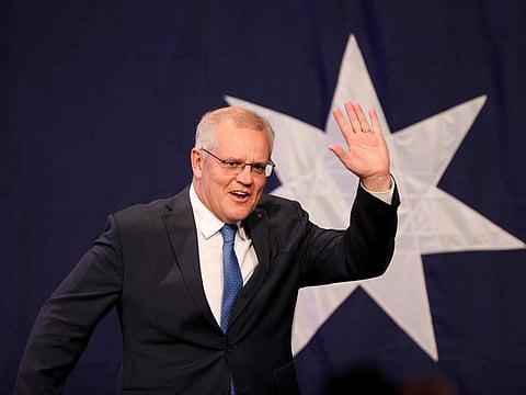 Scott Morrison in a file photo. Morrison was appointed health minister in 2020, alongside Health Minister Greg Hunt, to avoid concentrating power in one person when biosecurity emergency powers were adopted to tackle the coronavirus pandemic, The Australian newspaper said. He was later also appointed finance minister and resources minister.