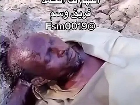 The Sudanese man who was found in mountains after missing for 2 hours.
