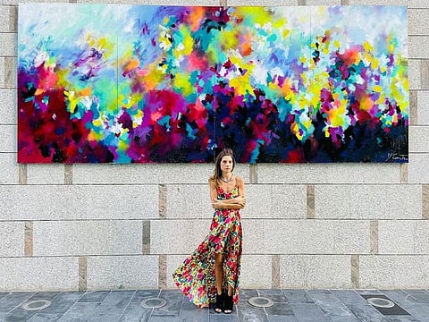 After hew New York showing, artist Ana D’Castro is returning to the UAE with her exhibition “Florgasm: An explosion of colour” at Leila Heller Gallery in Alserkal Avenue, Dubai.