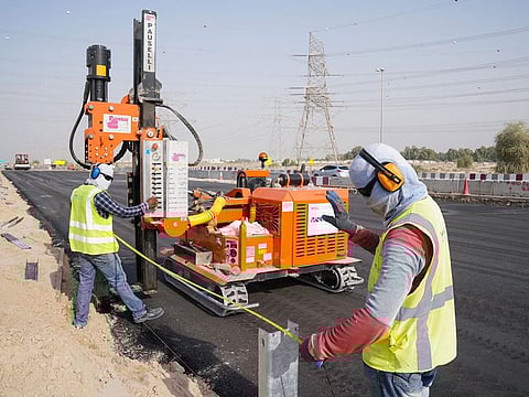 The Roads and Transport Authority (RTA) announces 67 per cent completion of Al Manama Street improvement work.