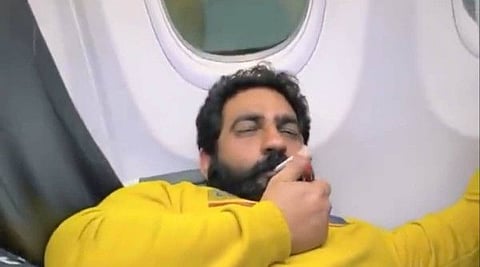 SpiceJet said the video — in which Kataria is seen lying down on the aircraft seat and lighting a cigarette — was shot on January 20, 2022.