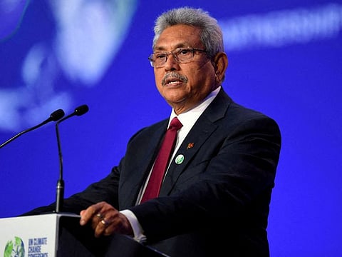 Rajapaksa in a file photo.