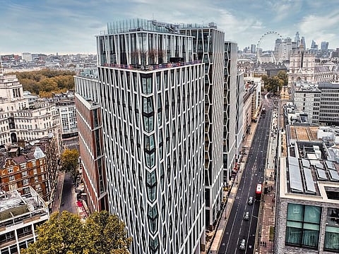 Shuaa Capital acquired the site in 2016 for 370 million pounds. 'The Broadway' will be a super-premium mixed-use development with 258 apartments.