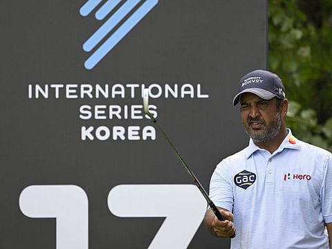 Dubai-based Shiv Kapur in action in the International Series Korea.