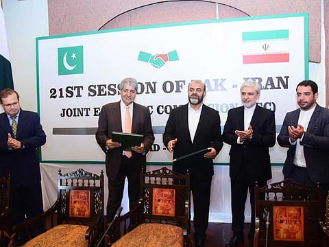 Pakistan and Iran signed three MoUs in the fields of maritime, museum, and information broadcasting on August 18, 2022, in Islamabad.