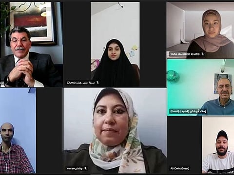 A virtual meeting for the workshop on ‘Dubai Future - Writing for Young People’
