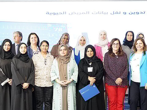 Attendees during the launch of the Automatic Patient Transfer Service