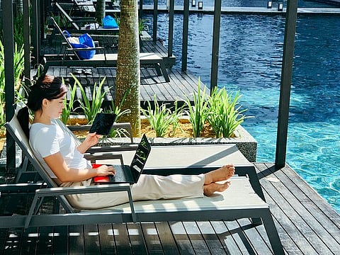 Many of those going on extended holidays highlighted that being able to work remotely allows them to take a longer break without having to take annual leave for the entire period.