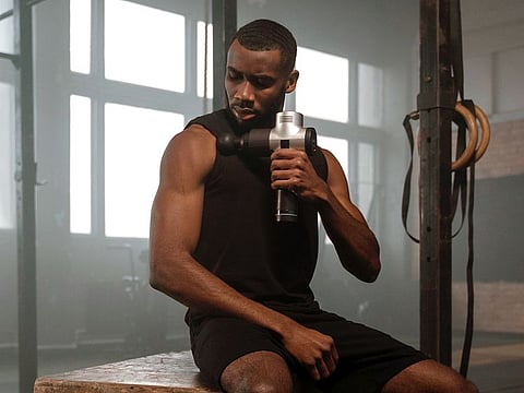 Percussion massagers are a quick way to relieve any soreness pre-, post- and mid-workout. Find out why pro athletes incorporate this tool in their trainings.