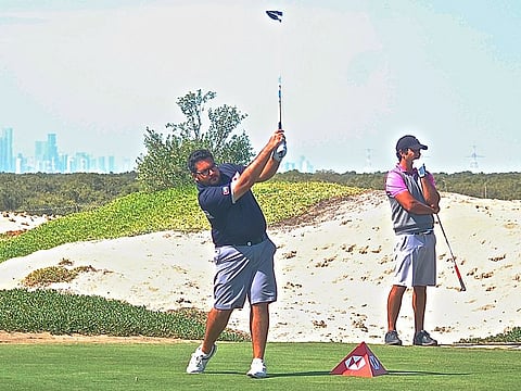 UAE National golfer Khalid Yousuf (left) will be representing the UAE in the World Amateur Team Championships in Paris next week.