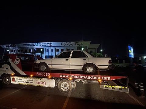 The car used in the stunts was seized by police