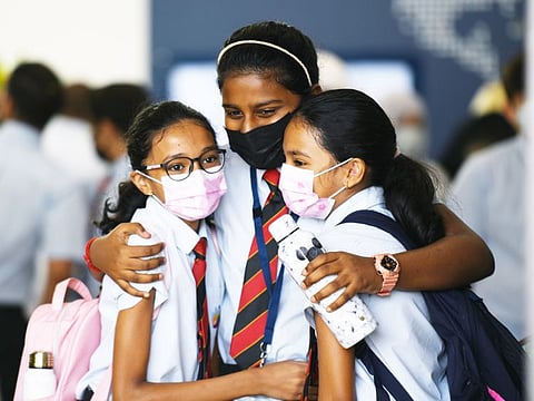 Students reunite after summer holiday at GEMS International School - Al Khail, Dubai