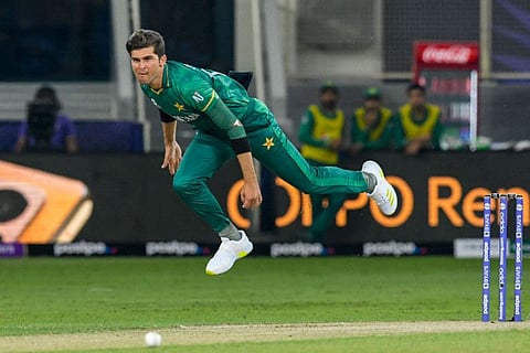 Pakistan's Shaheen Shah Afridi, who suffered a knee injury while fielding, will be on a rehabilitation process in London.