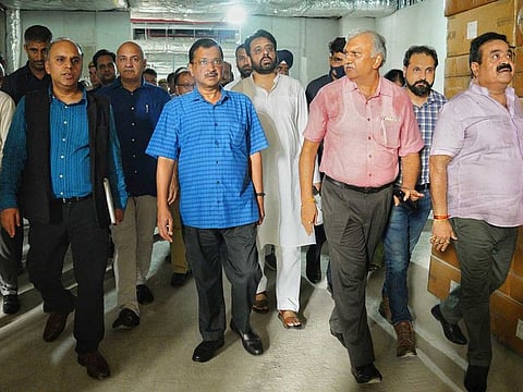 Delhi Chief Minister Arvind Kejriwal with Deputy Chief Minister Manish Sisodia (File)