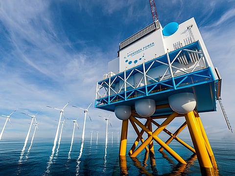 Blue hydrogen does not produce emissions during burning, but its production requires massive amounts of energy and emits vast quantities of carbon dioxide, which has to be captured and stored.