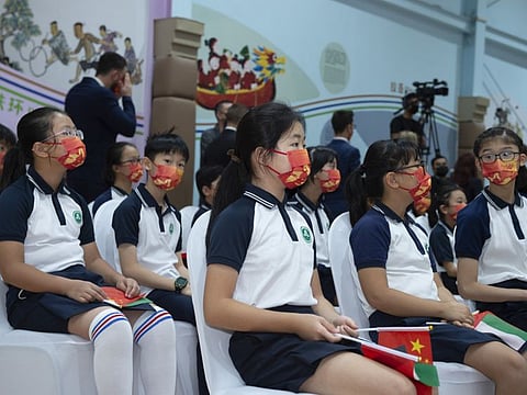 New school year opening ceremony of Dubai Chinese School, with Chinese ambassador Zhang Yiming
Photos Anas Thacharpadikkal/Gulf News