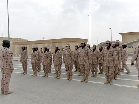 The Ministry of Defence has supported the training of more than 350 women from various Arab, Asian, and African countries at the Khawla Bint Al Azwar Military School