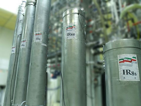 Atomic enrichment facilities at Natanz nuclear research centre, some 300 kilometres south of capital Tehran. Iran’s foreign minister this week said the IAEA should drop its “politically motivated probes” of Tehran’s nuclear work.
