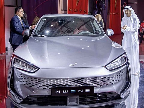 Dr. Thani bin Ahmed Al Zeyoudi, Minister of State for Foreign Trade, during the agreement signing ceremony.