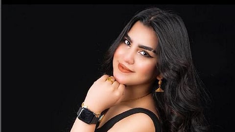 Online picture of Iraqi TikTok influencer Marwa Al Qaisi.
