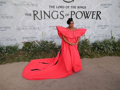 Sophia Nomvete arrives at the global premiere of 'The Lord of the Rings: The Rings of Power' in London, Britain, August 30, 2022.