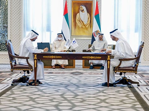 ADNOC deal allows end-user DEWA switch from coal to natural gas. The agreement signing was attended by President His Highness Sheikh Mohamed bin Zayed Al Nahyan and His Highness Sheikh Mohammed bin Rashid Al Maktoum, Vice-President, Prime Minister and Ruler of Dubai.