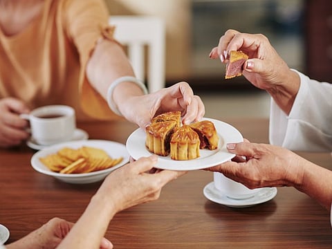 Mooncakes are a traditional sweet treat during the mid-autumn festival