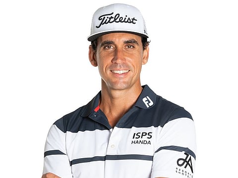 Rafa Cabrera, representing JA The Resort, Jebel Ali, all set for this week's Italian Open on the DP World Tour.