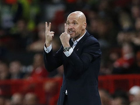 Manchester United manager Erik ten Hag during the Europa League Group E clash against Real Sociedad at Old Trafford. United lost 1-0 and now the coach will aim to pick his side up for their second match of the competition against Sheriff.