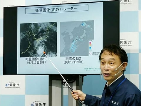 Typhoon Nanmadol is expected to make landfall in Kyushu on Sunday evening, before turning northeast and sweeping up across Japan's main island through early Wednesday.