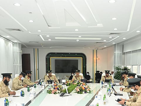 Commander-in-Chief of Dubai Police, Lieutenant General Abdullah Khalifa Al Marri, reviewed the community initiatives