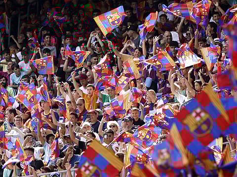 Barcelona said it recorded a profit of 98 million euros ($98.27 million) for the 2021-22 financial year and forecast a 274 million euros profit for this season.