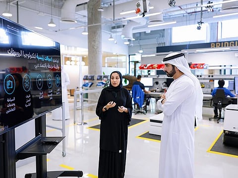"We will continue to develop the legislative and governance system in the field of robotics and automation, empower national talent and innovate new solutions, products and services," said Sheikh Hamdan.