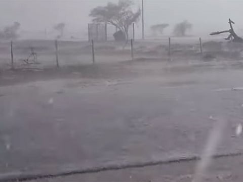 Rain hits parts of the UAE on Wednesday