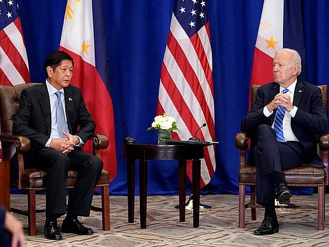 President Joe Biden meets with Philippine President Ferdinand Marcos Jr. in New York.