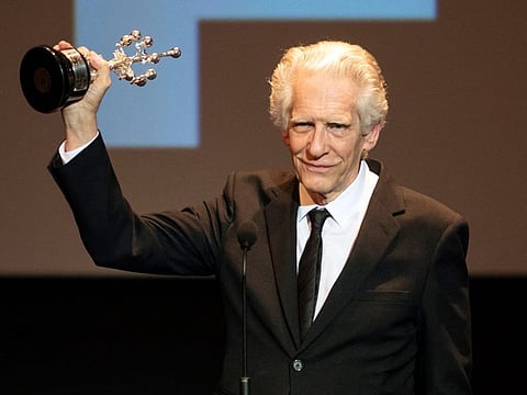 Canadian director David Cronenberg receives the Donostia lifetime achievement award.