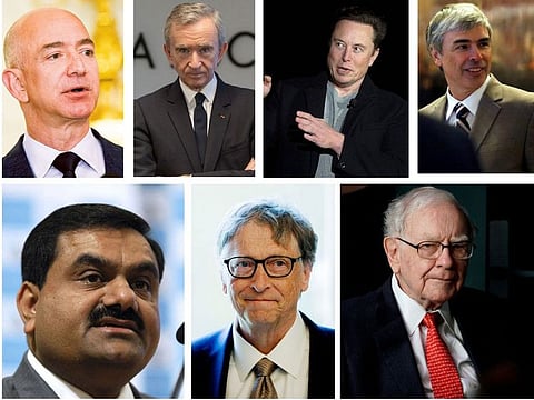 Here are the seven richest people in the world, as of September 22