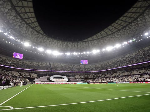 General view of the Lusail Stadium in Qatar where the 2022 World Cup final will be held.
