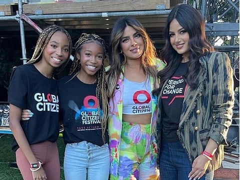 Priyanka Chopra Jonas meets Harnaaz Sandhu