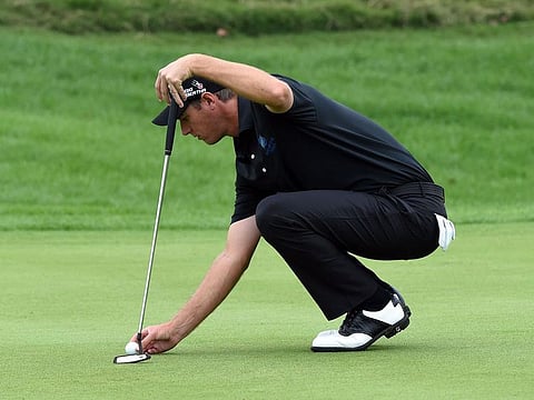 Dubai based Nico Colsaerts back on the golf course.