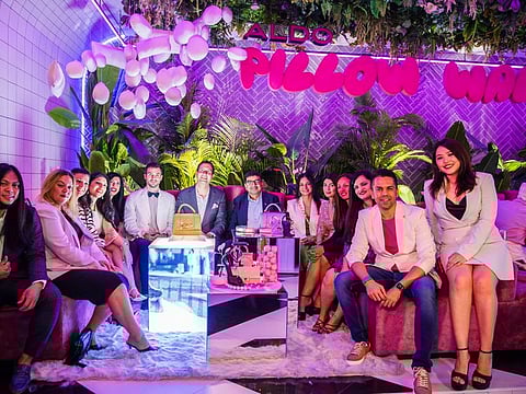 Live NFT activation was on all evening at the Aldo event